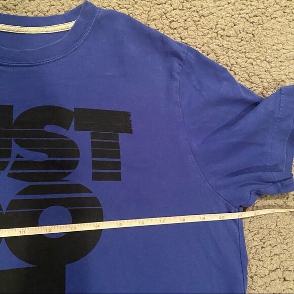 Nike Blue T-Shirt Size Large Just Do it Men’s - Picture 4 of 11